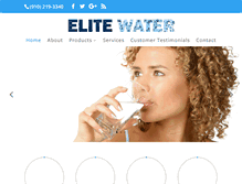 Tablet Screenshot of elitewaternc.com